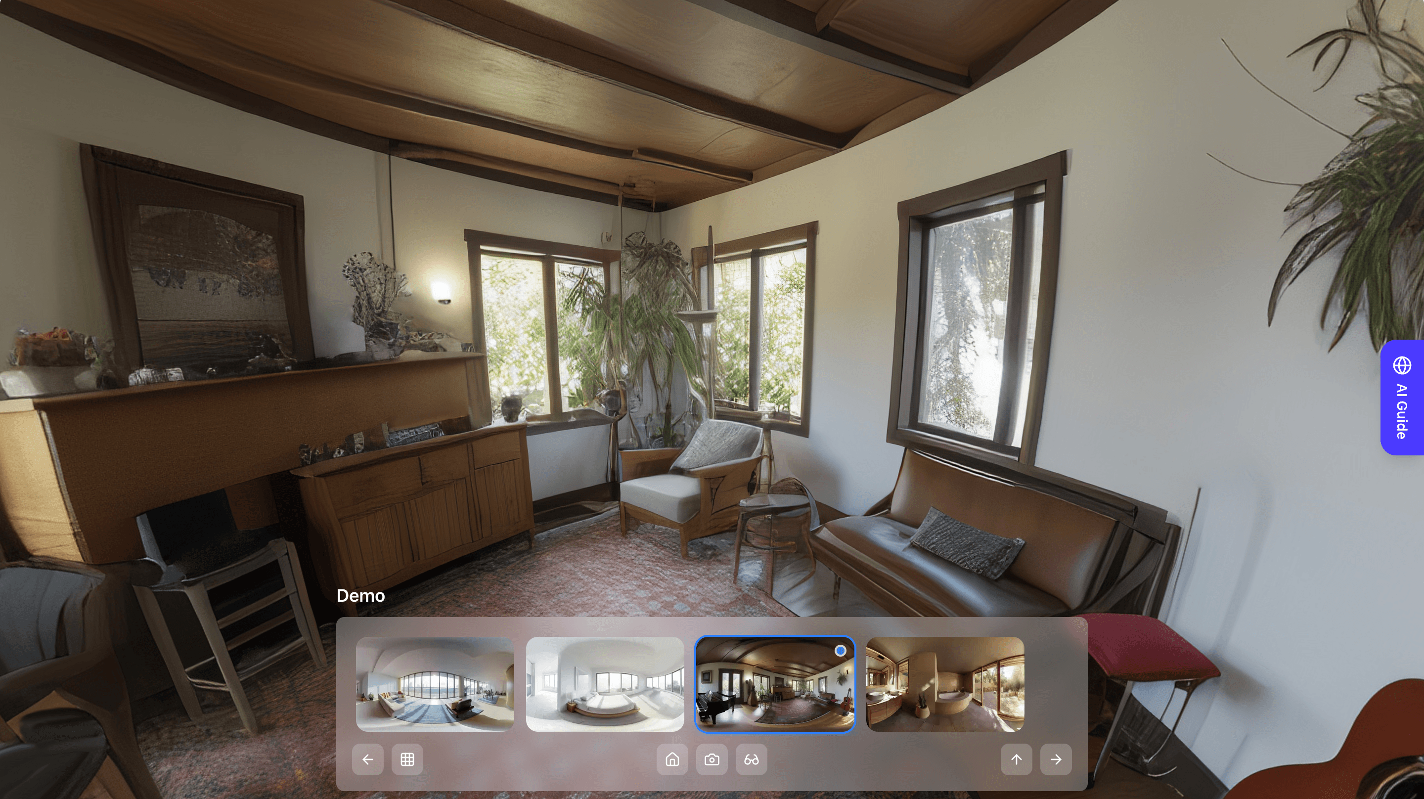 Demo room interior